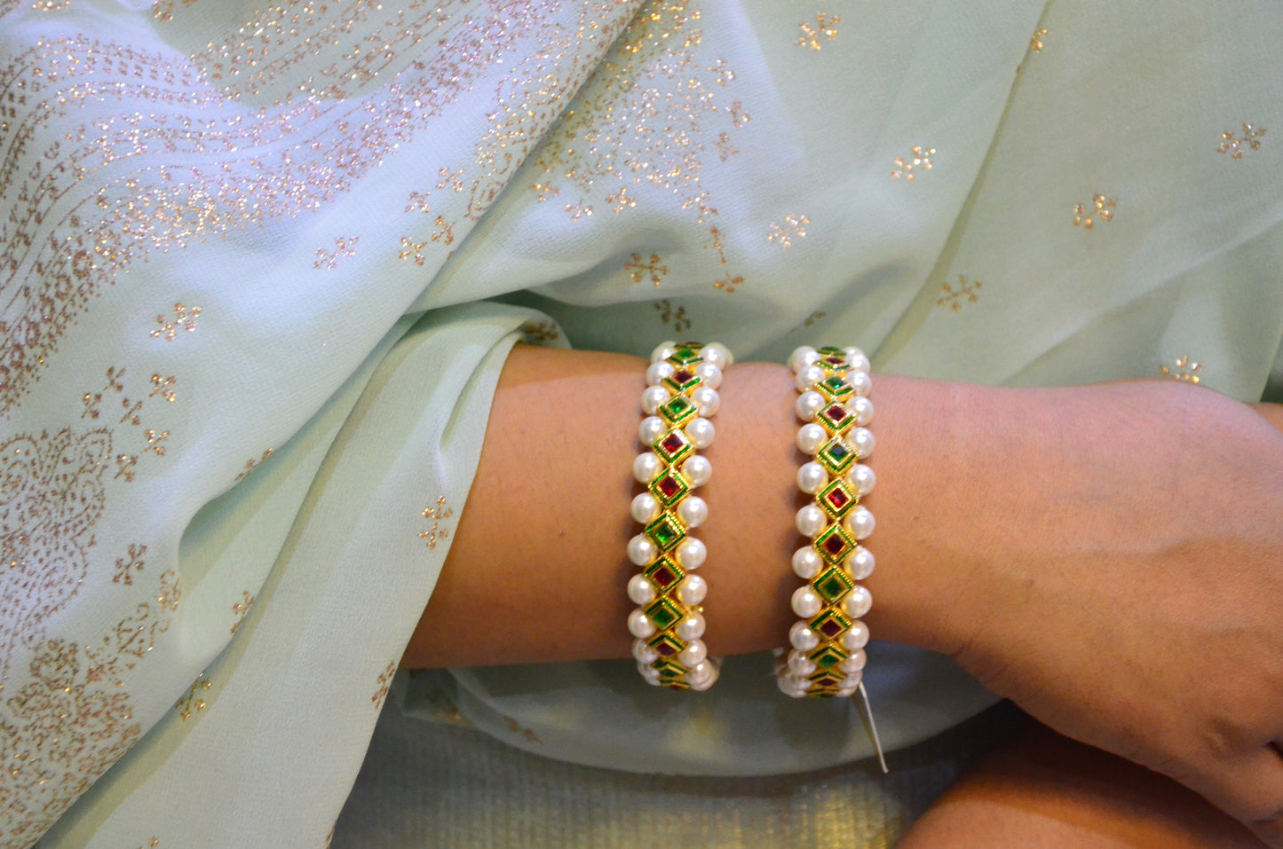 Bangles and Bracelets for every festive occasion | Ethnic Wear | Gifts for Women and girls | Elegant Pearl and Gold Bangles for Women and Girls - Perfect Ethnic Accessories for Festive Occasions and Wedding Season. Explore a Stunning Collection of Temple Jewellery at BanglesBay.com