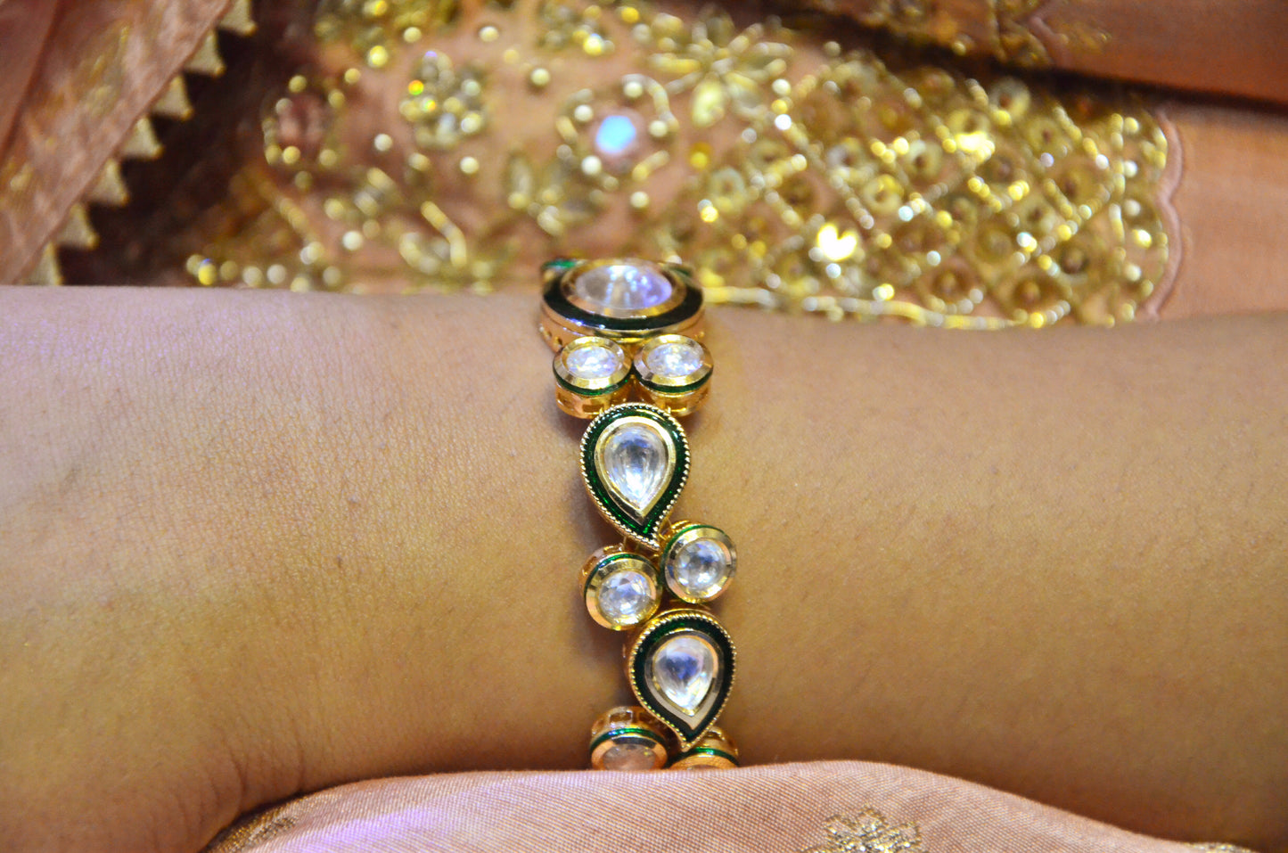 Nihar Kundan Polki Bracelet