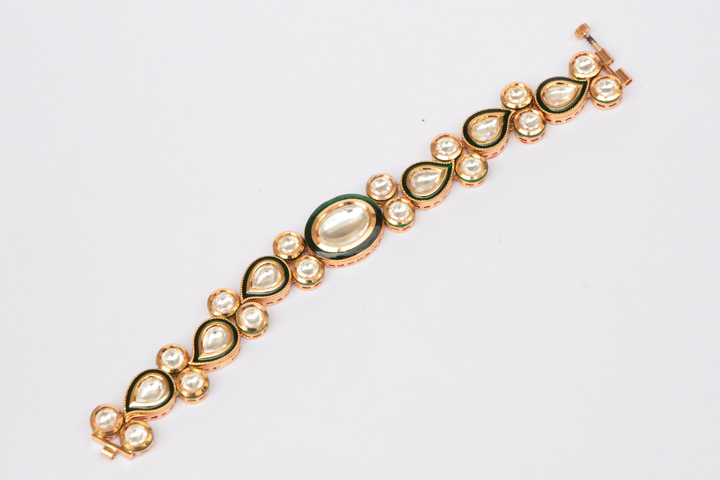 Nihar Kundan Polki Bracelet - BanglesBay