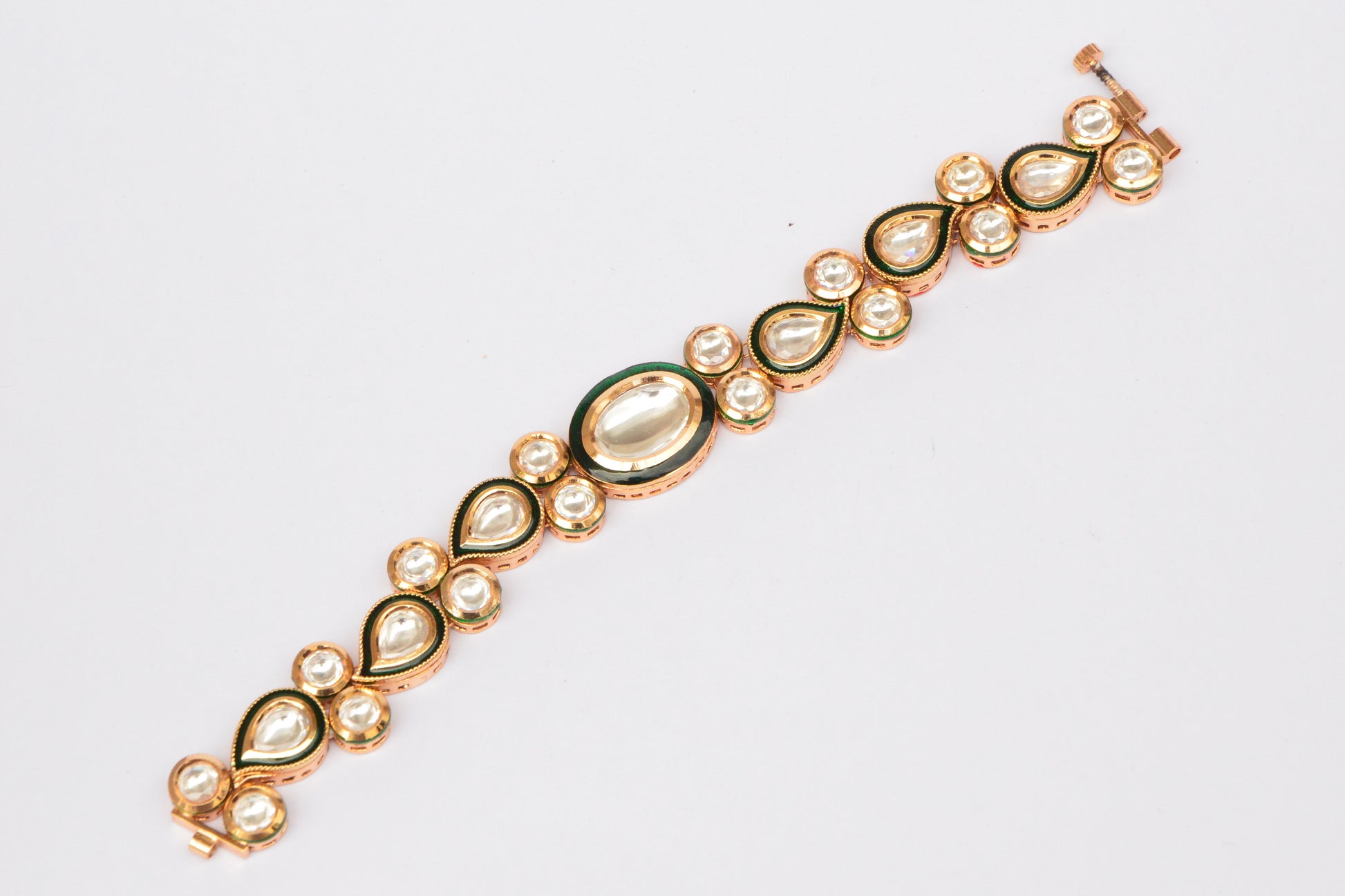 Nihar Kundan Polki Bracelet - BanglesBay