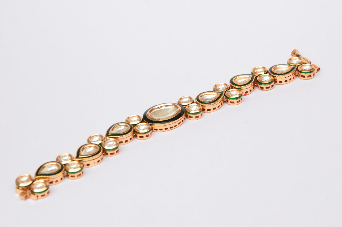 Nihar Kundan Polki Bracelet - BanglesBay