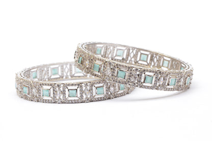 Eila Mint Bangles - BanglesBay