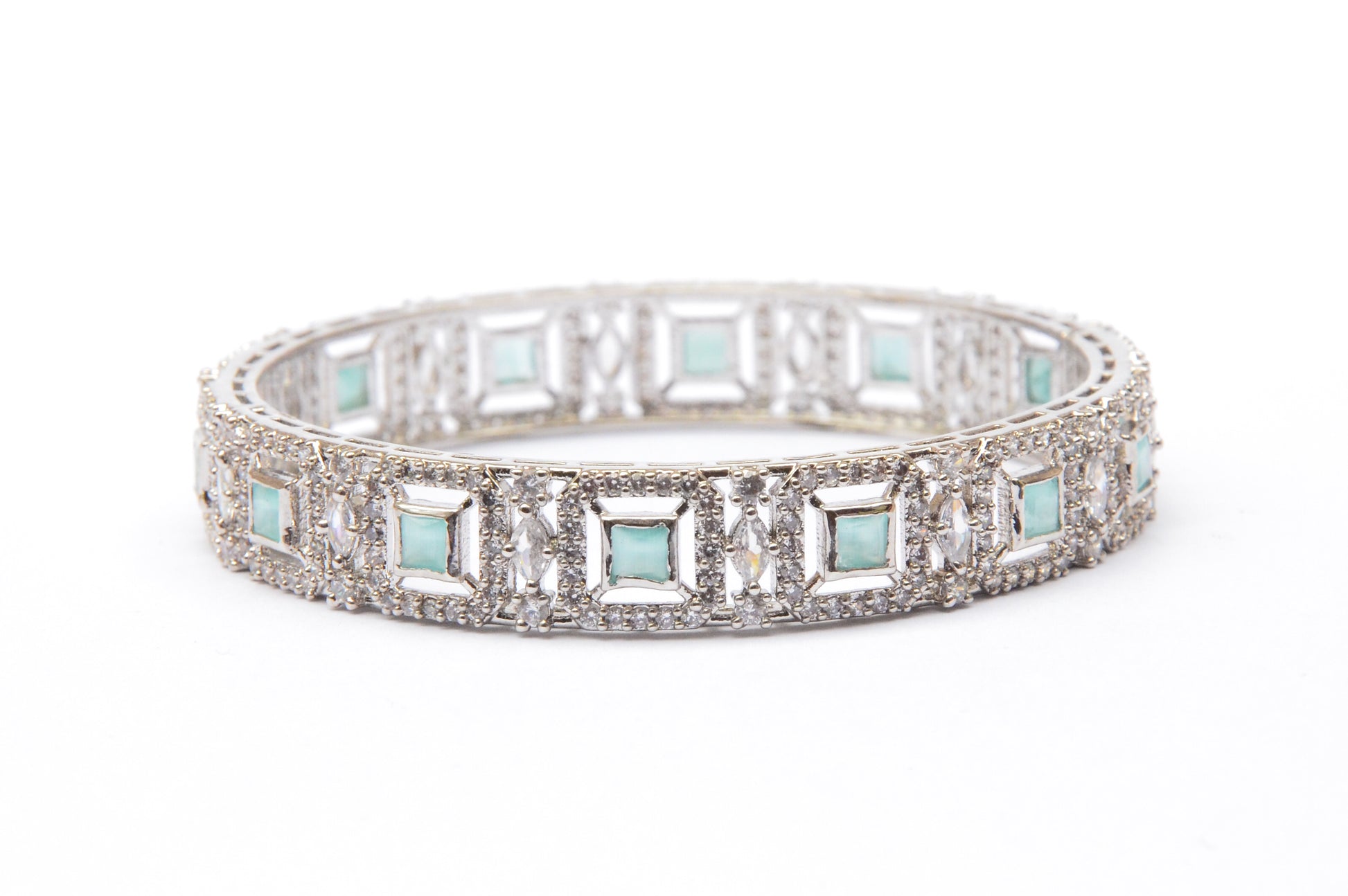 Eila Mint Bangles - BanglesBay