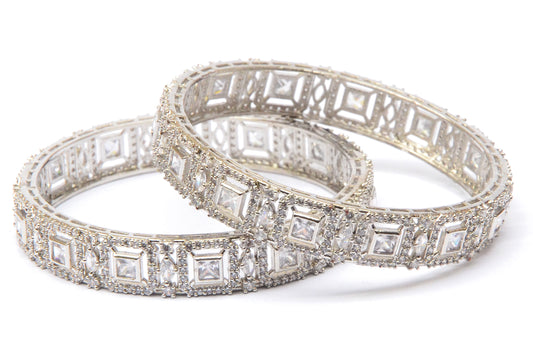 Caria Princess Cut Bangles - BanglesBay